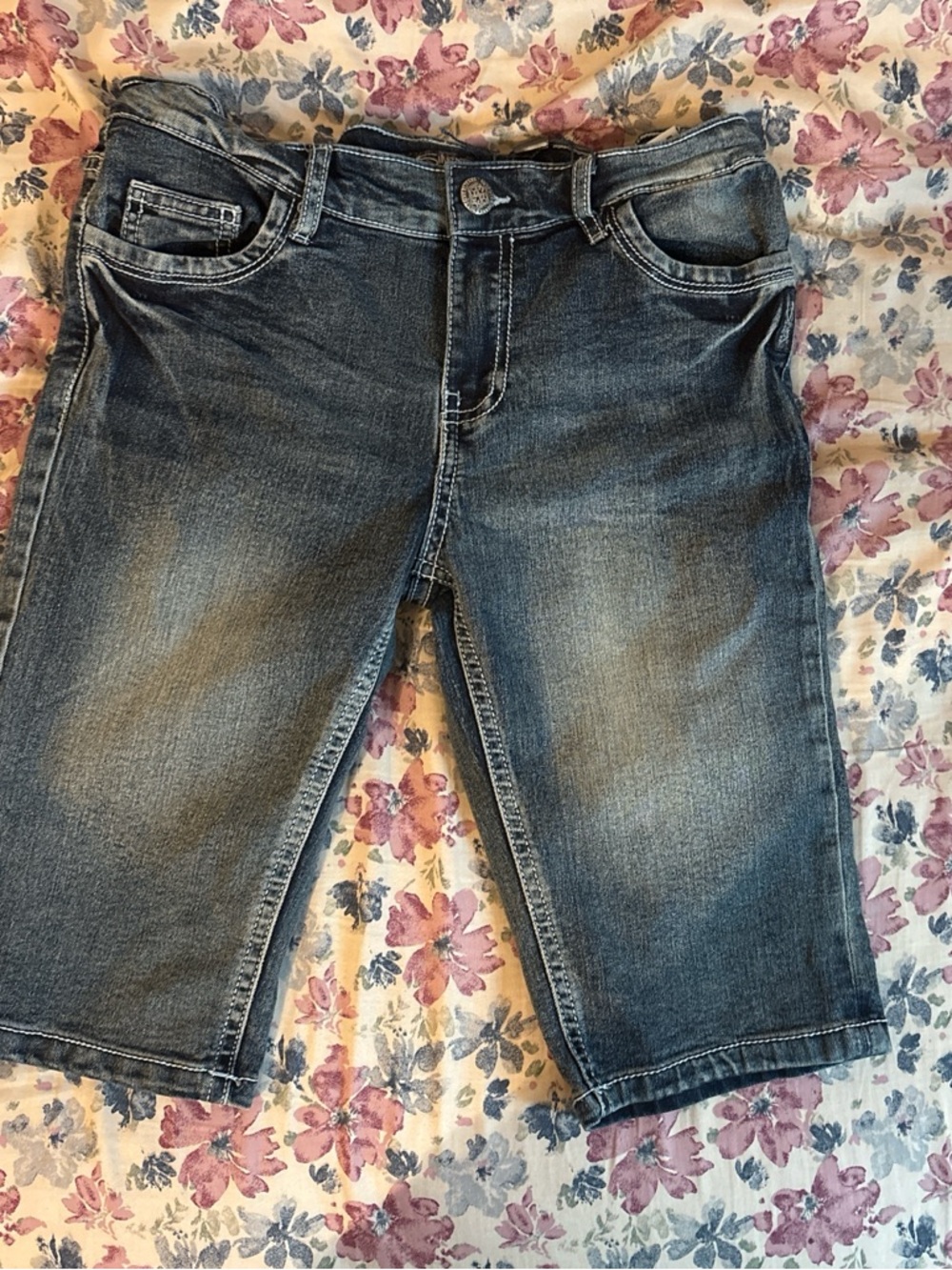 Ina Dark Blue Denim Shorts
